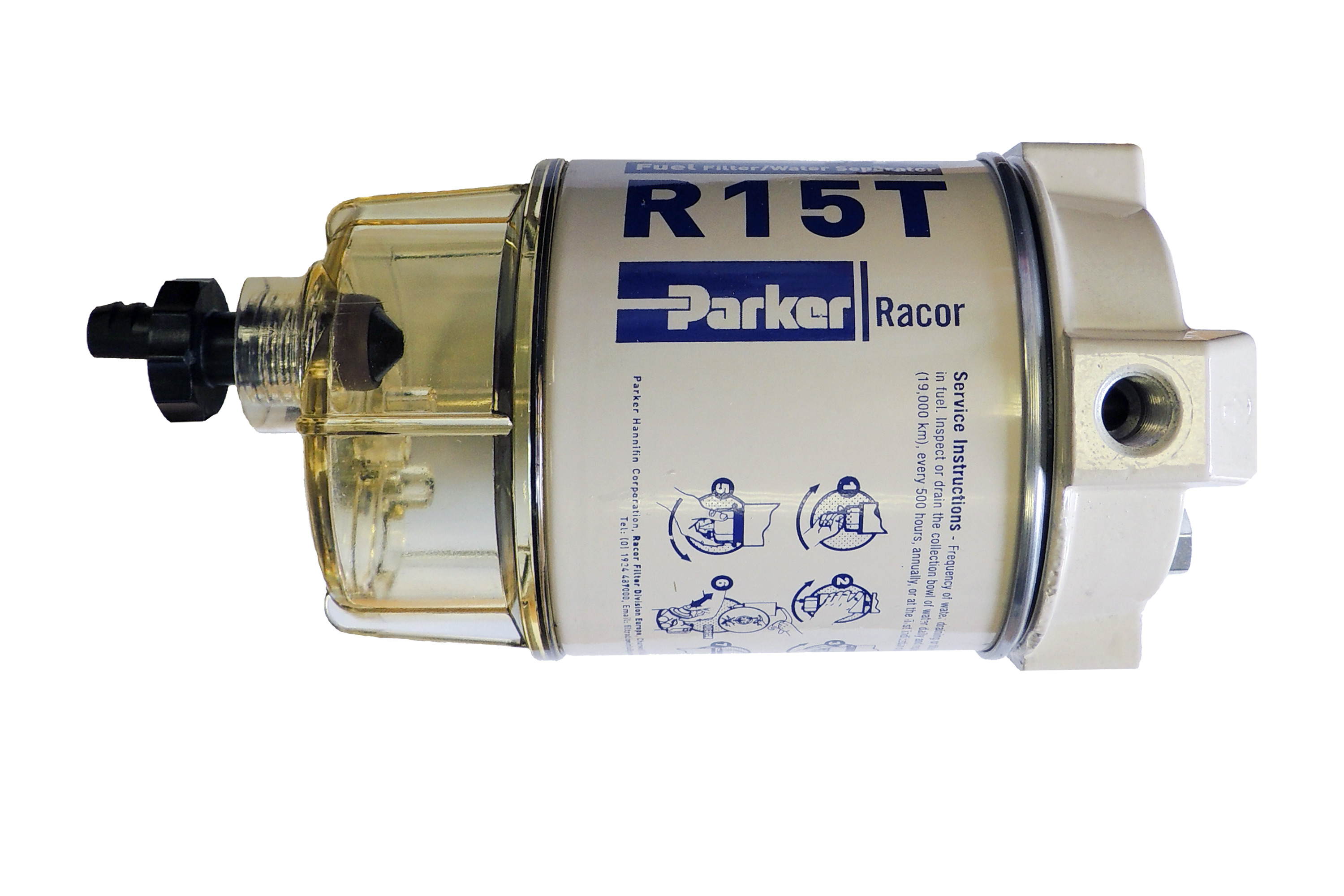 215RMAM - Kraftstofffilter/Wasserabscheider für Schiffsmotoren –  Produktserie Spin-on von Racor