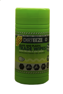 Dirteeze 80 Smooth Glass & Plastic Cloths (Green)
