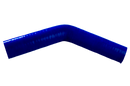 Silicone Elbow 45° Blue